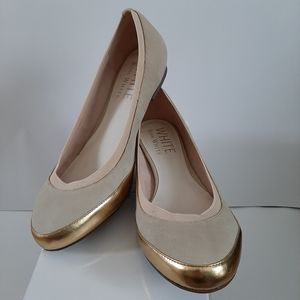 NEW Ron White Ballet Flat/Taupe - made in Italy